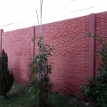 Plot s ražbou oboustranný - zadní strana probarvený | Galerie - Betonové ploty