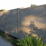 Plot s ražbou oboustranný - zadní strana | Galerie - Betonové ploty