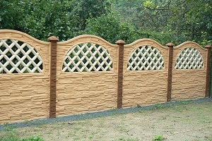 Betonový plot